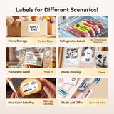 B21 Pro 300dpi Label Printer, Photo Printing, Bluetooth Connection for Home, Business, Office