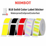 NIIMBOT N1 Colorful Label Stickers, Waterproof and High Temperature Resistance