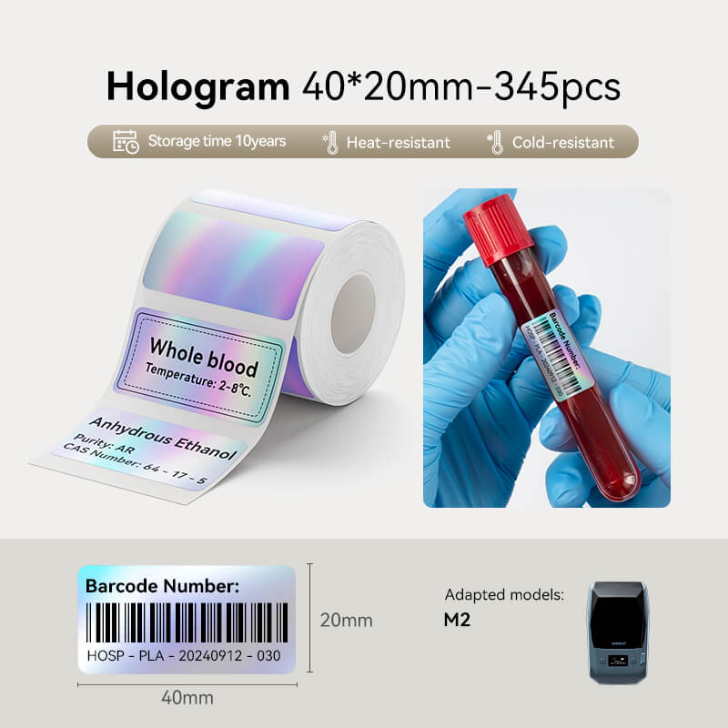 Thermal Transfer Label Printer Labels for M2, M3-7