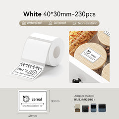White Label for B21, B1, B3S, B4, K3-16