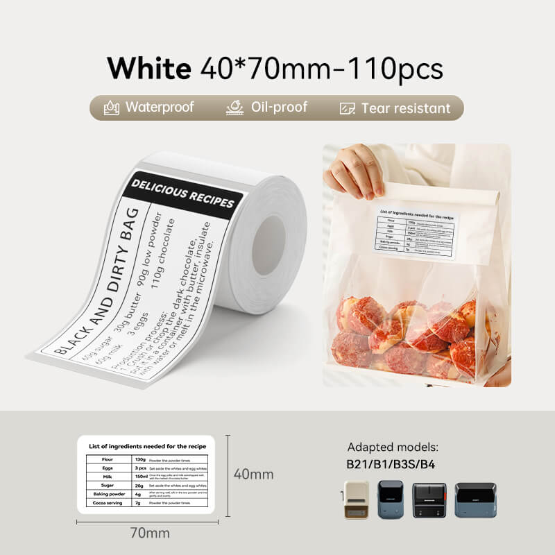 White Label for B21, B1, B3S, B4, K3-46