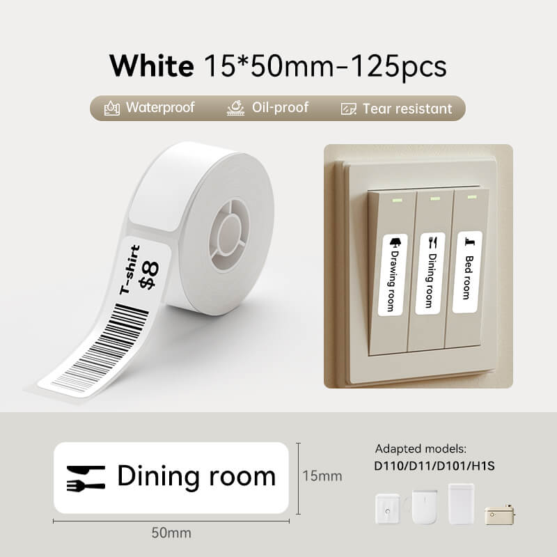 White Label for D11, D110, D101-12
