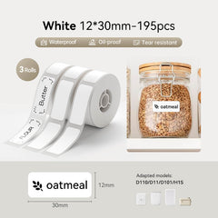White Label for D11, D110, D101-31