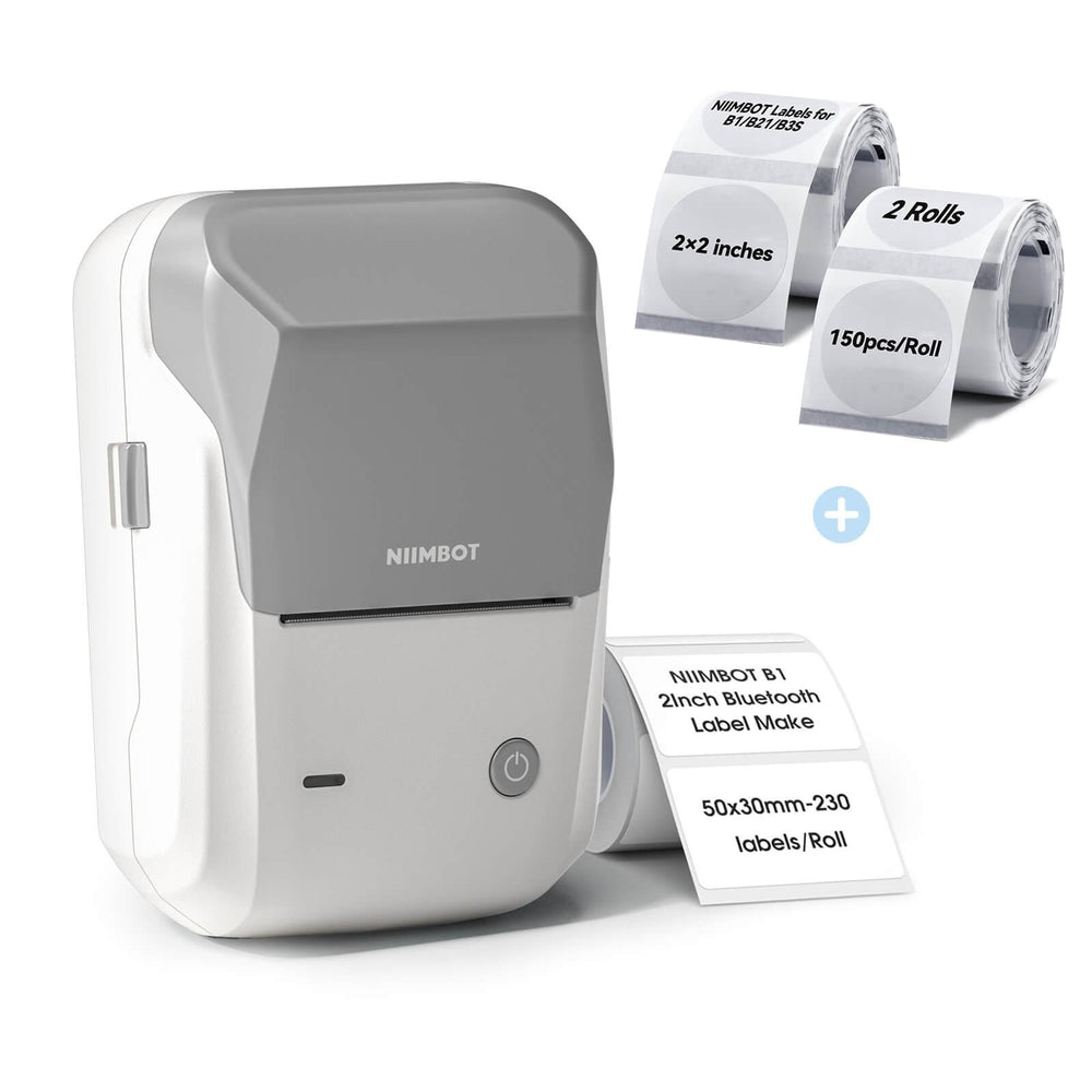 NIIMBOT B1 Inkless Thermal Label Printer, Create Professional Business Labels with Ease