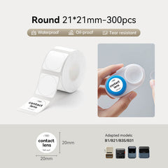 Round Label Tape for B21, B1, B3S, B4, K3-23