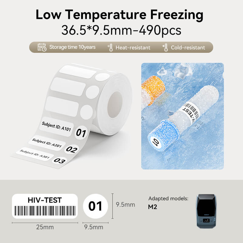Thermal Transfer Label Printer Labels for M2, M3-80