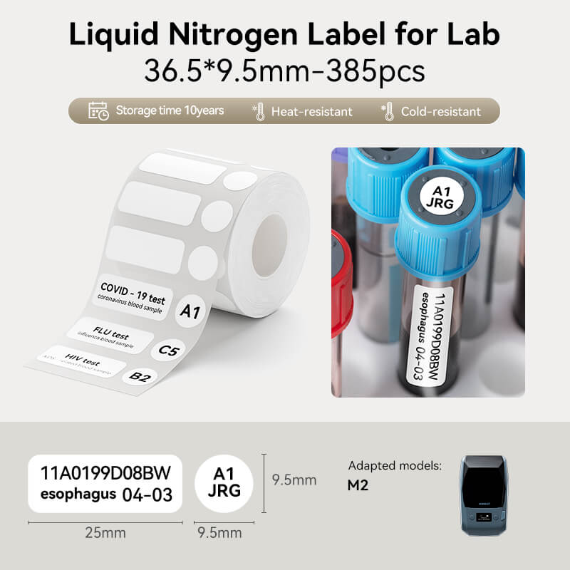 Thermal Transfer Label Printer Labels for M2, M3-81
