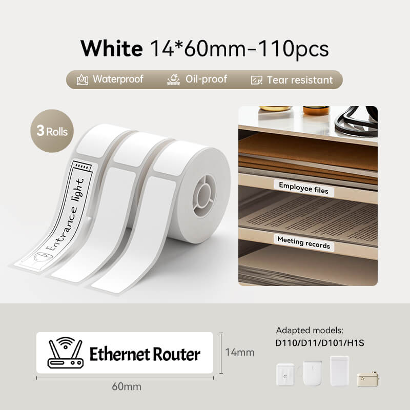 White Label for D11, D110, D101-33