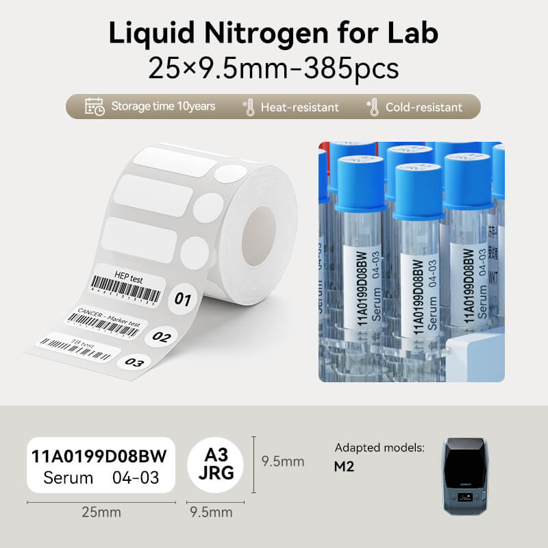 Thermal Transfer Label Printer Labels for M2, M3