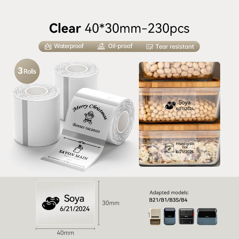 Label Tape Set for B21, B1, B3S, B4