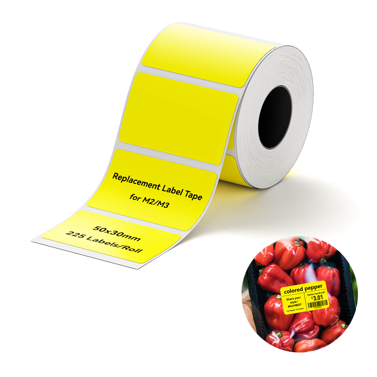 Thermal Transfer Label Printer Labels for M2, M3