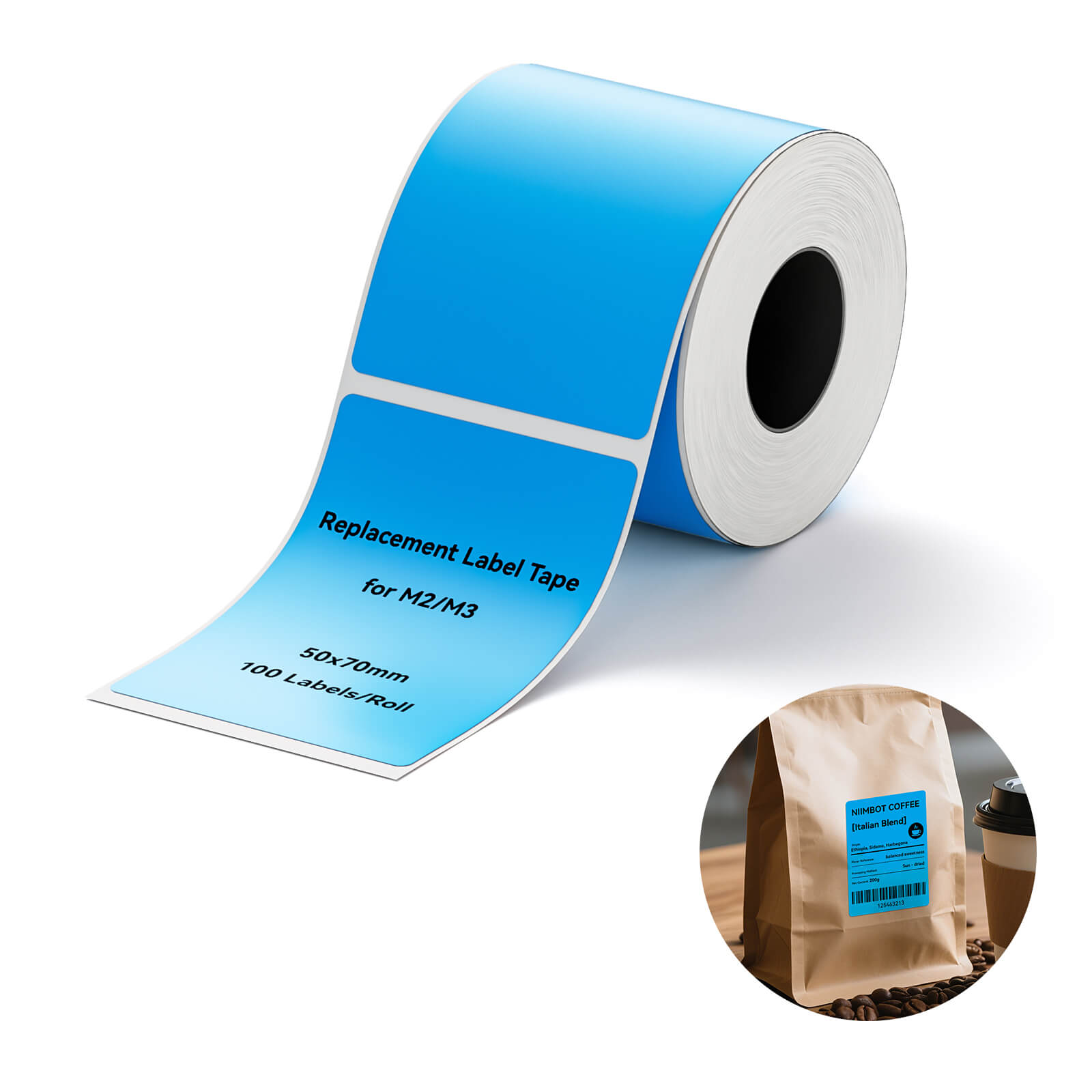 Thermal Transfer Label Printer Labels for M2, M3