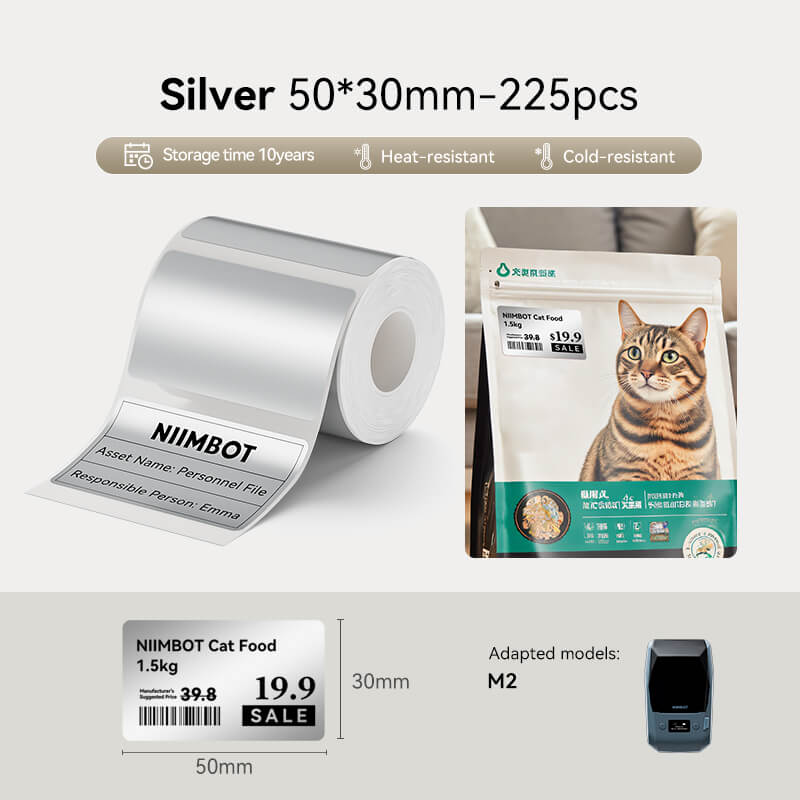 Thermal Transfer Label Printer Labels for M2, M3