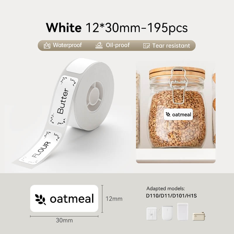 White Label for D11, D110, D101-15