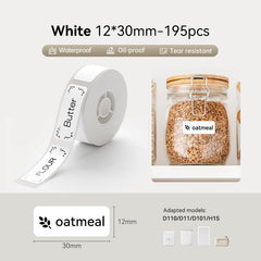 White Label for D11, D110, D101-15