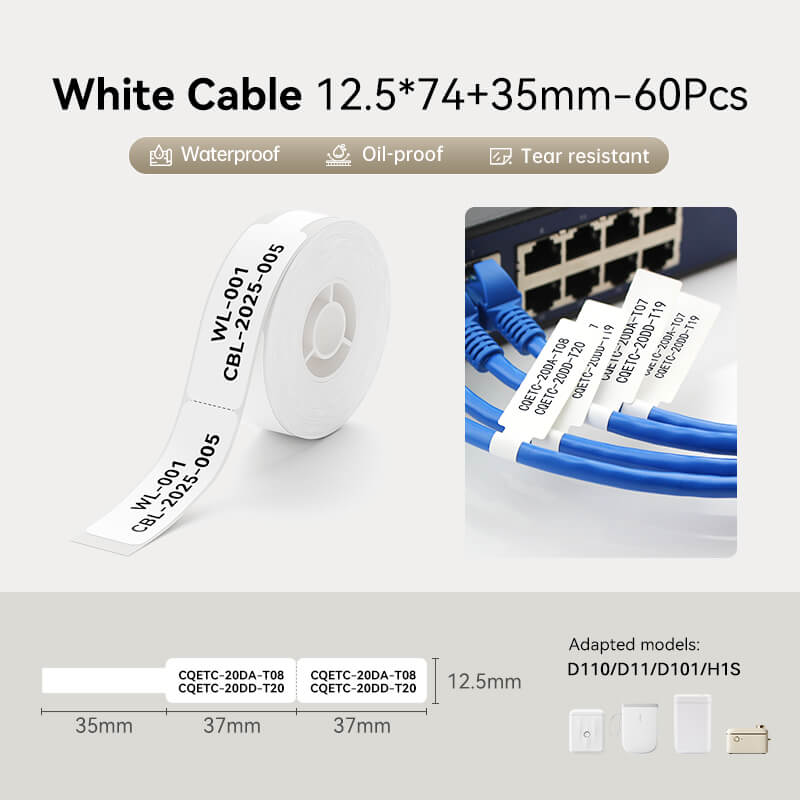 White Label for D11, D110, D101-19