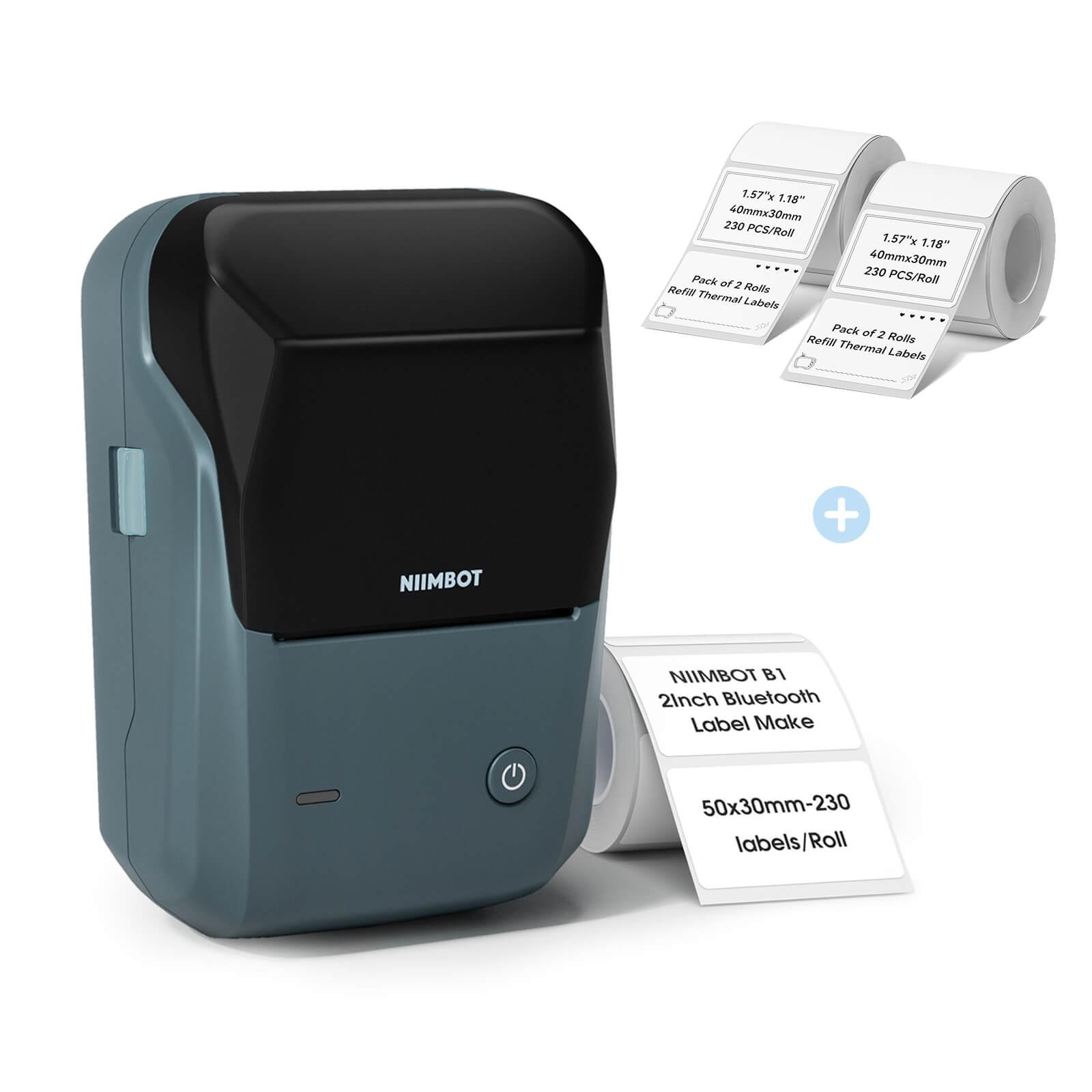 B1 Inkless Thermal Label Printer, Create Professional Business Labels with Ease