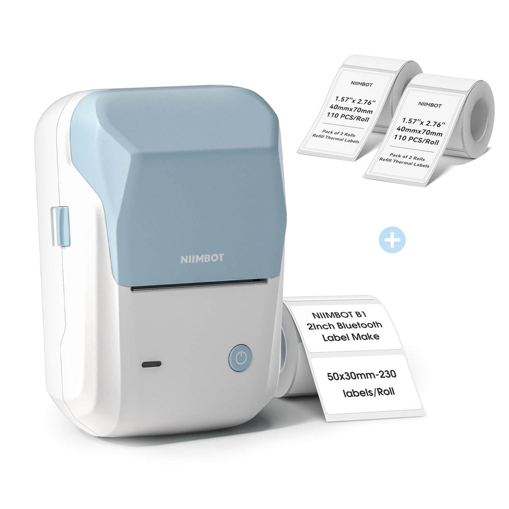 NIIMBOT B1 Inkless Thermal Label Printer, Create Professional Business Labels with Ease