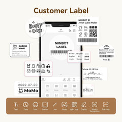 Clear Label Tape for B21, B1, B3S, B4, K3-8