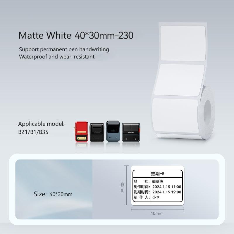 White Label for B21, B1, B3S, B4, K3-25