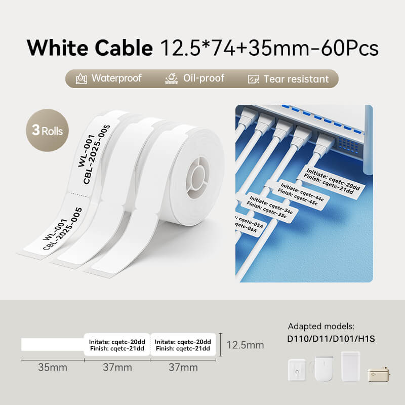White Label for D11, D110, D101-32