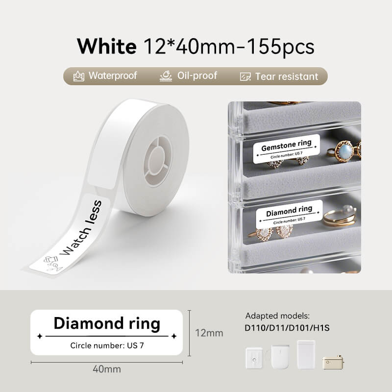 White Label for D11, D110, D101-13