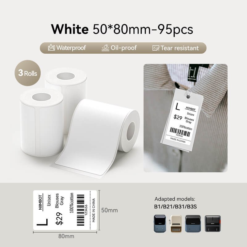 White Label for B21, B1, B3S, B4, K3-35