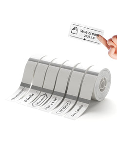 NIIMBOT White and Clear Label Tape Set