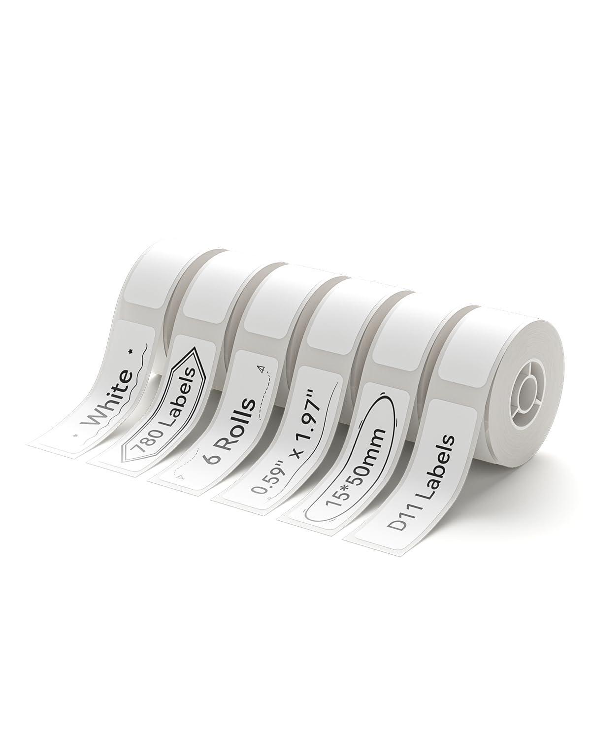 NIIMBOT White and Clear Label Tape Set
