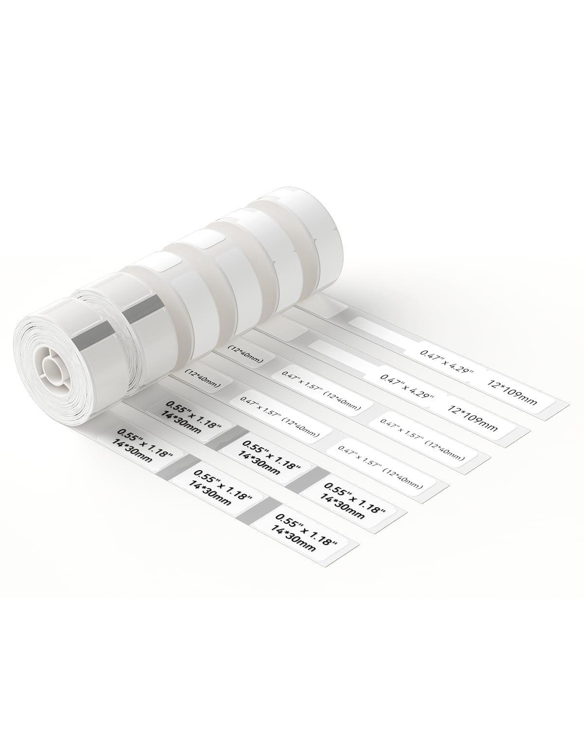 NIIMBOT White and Clear Label Tape Set