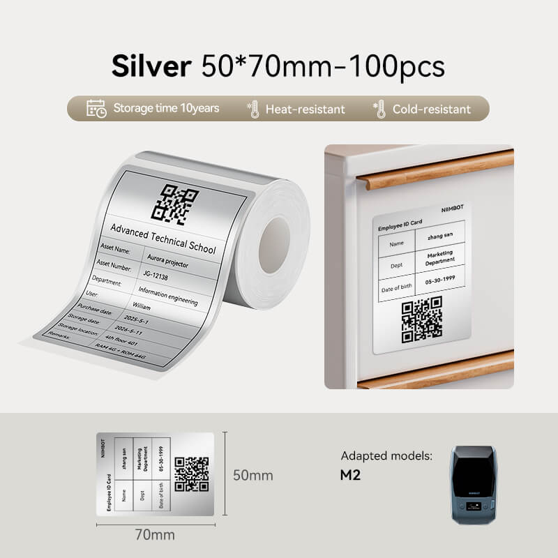 Thermal Transfer Label Printer Labels for M2, M3
