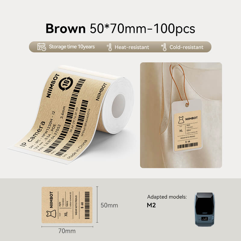 Thermal Transfer Label Printer Labels for M2, M3