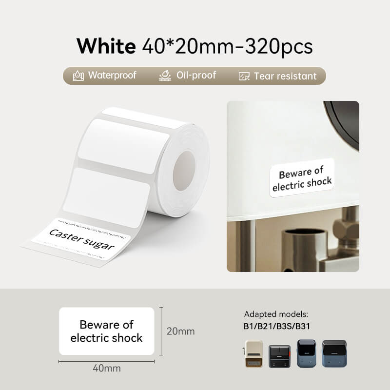 White Label for B21, B1, B3S, B4, K3-27