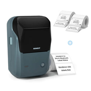 Niimbot B1 Label Maker Bluetooth Portable 2 inch Thermal Label Printer with Large Waterproof Tape for Small Business Office Home