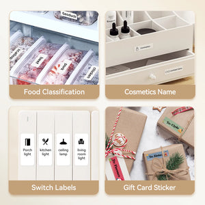 Niimbot D110 Mini Handheld Thermal Label Maker Wireless Sticker Machine Inkless Pocket with Label Sticker for Home Office