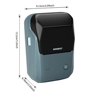 Niimbot B1 Label Maker Bluetooth Portable 2 inch Thermal Label Printer with Large Waterproof Tape for Small Business Office Home