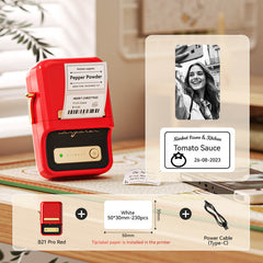 B21 Pro 300dpi Label Printer, Photo Printing, Bluetooth Connection for Home, Business, Office-29