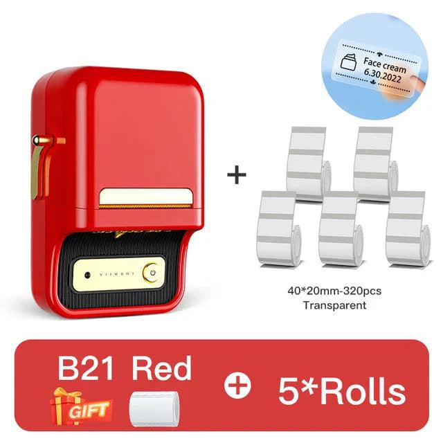 B21 Bluetooth Thermal Kitchen Storage Labels Printer, Efficient for Home, Support PC&Phone-27