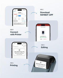 B1 Inkless Thermal Label Printer, Create Professional Business Labels with Ease-9