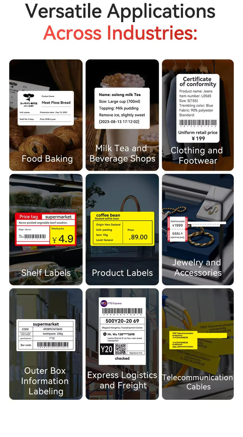 K3 Thermal Inkless Label Maker - Efficiently Tool for Business-14