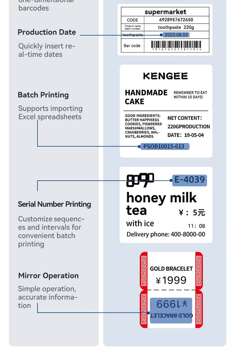 K3 Thermal Inkless Label Maker - Efficiently Tool for Business-22