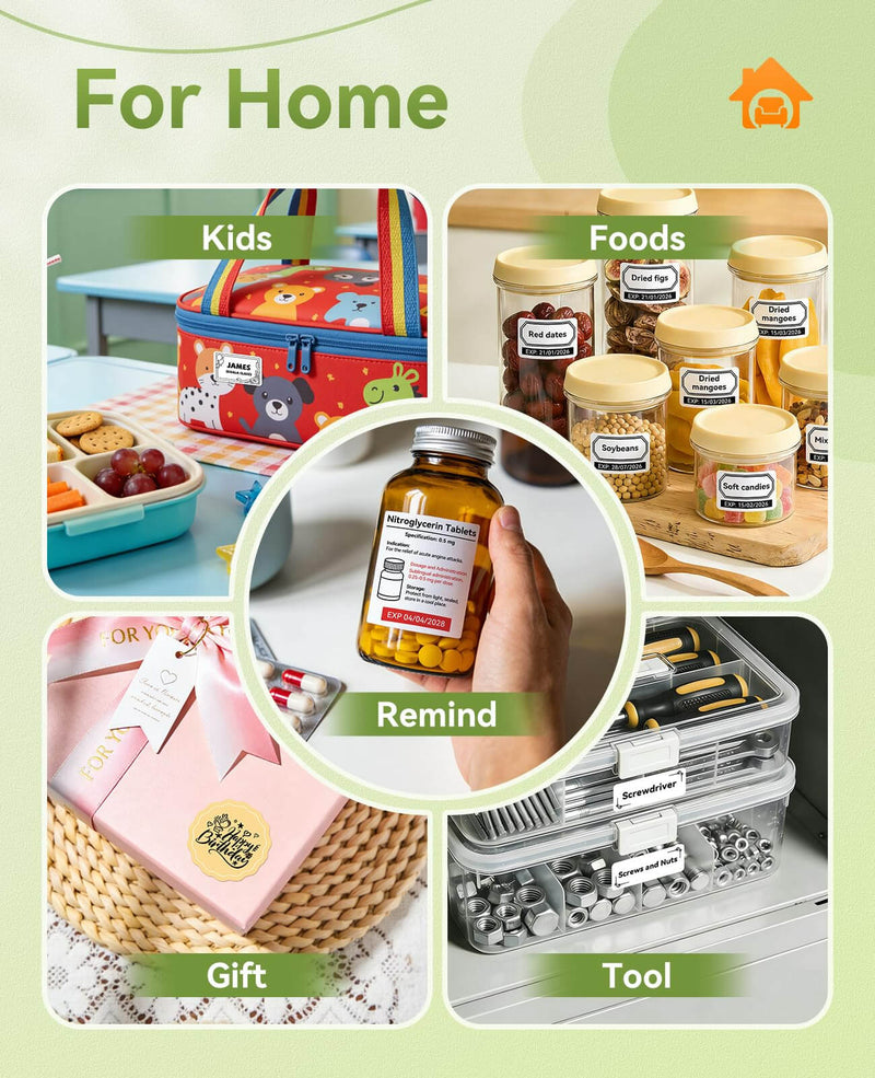 B2 PRO Label Maker Machine, 300DPI HD Thermal Photo Label Printer, Support Red -Black Dual Color Printing-7