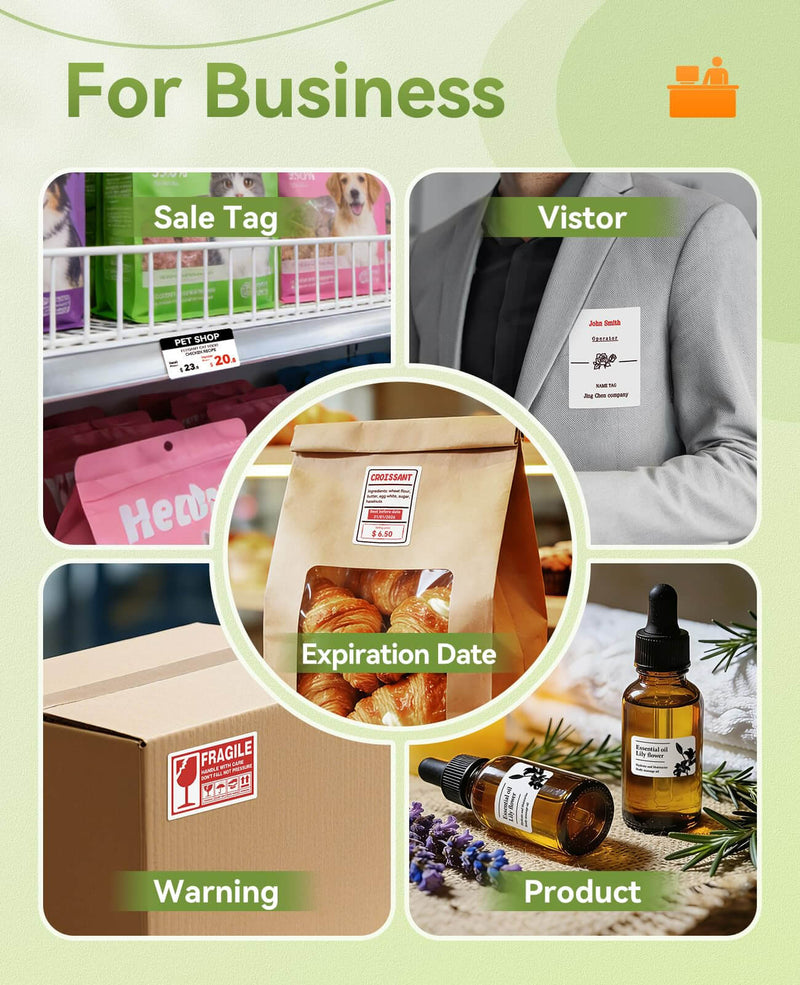 B2 PRO Label Maker Machine, 300DPI HD Thermal Photo Label Printer, Support Red -Black Dual Color Printing-8