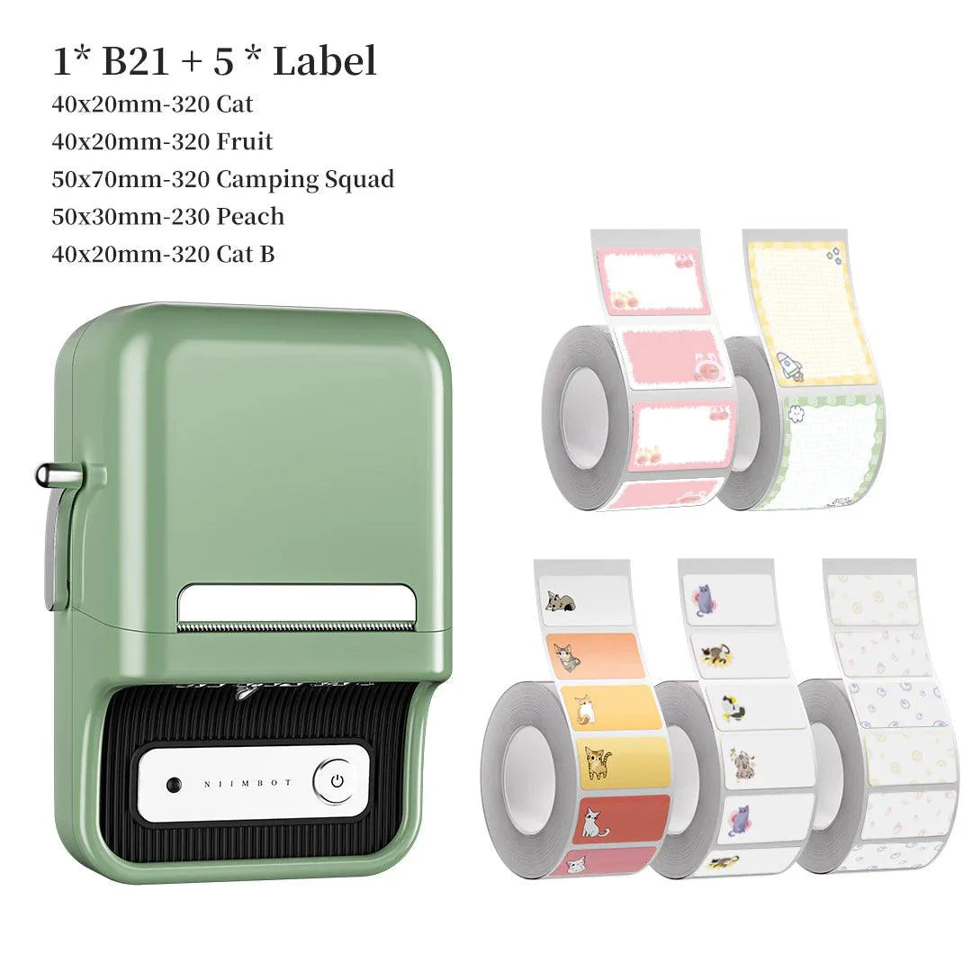 B21 Pro 300dpi Label Printer, Photo Printing, Bluetooth Connection for Home, Business, Office-23