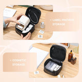 Portable Carrying Bag Holder for Printer, Refill Labels, USB Cables