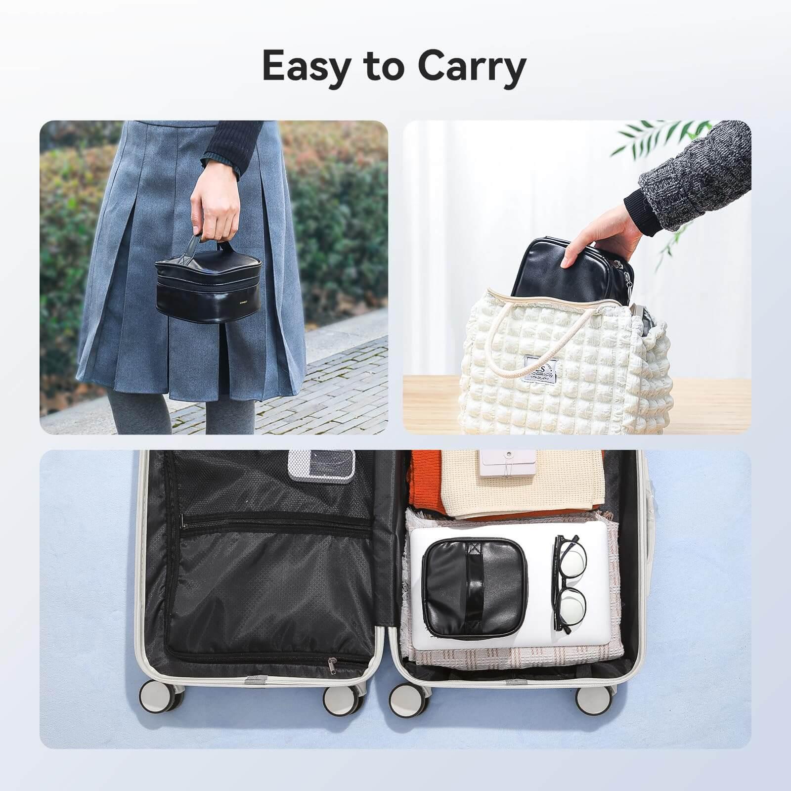 Portable Carrying Bag Holder for Printer, Refill Labels, USB Cables-5