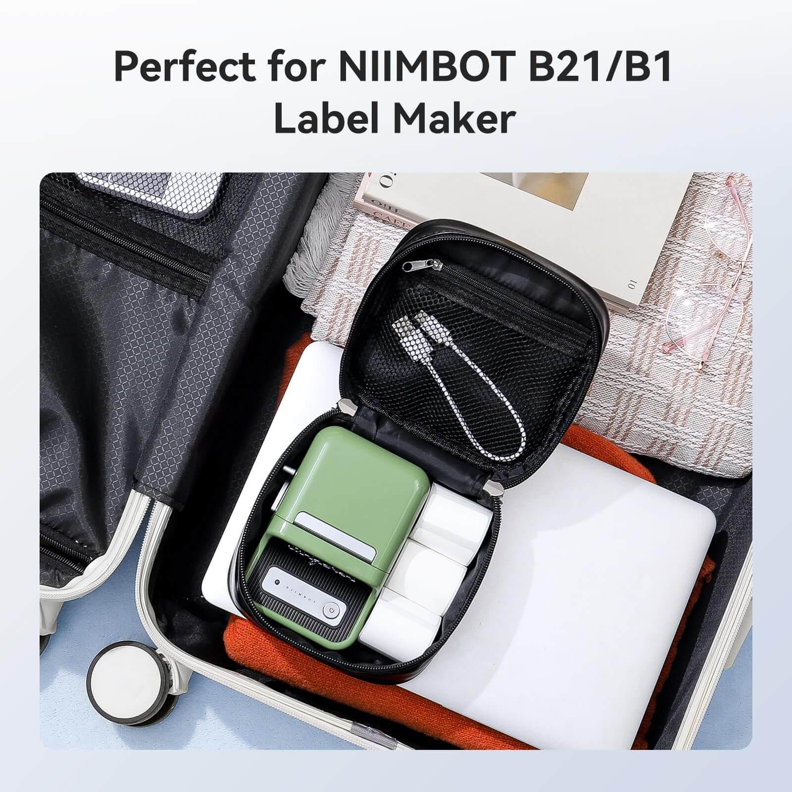Portable Carrying Bag Holder for Printer, Refill Labels, USB Cables-8