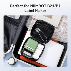 Portable Carrying Bag Holder for Printer, Refill Labels, USB Cables-8
