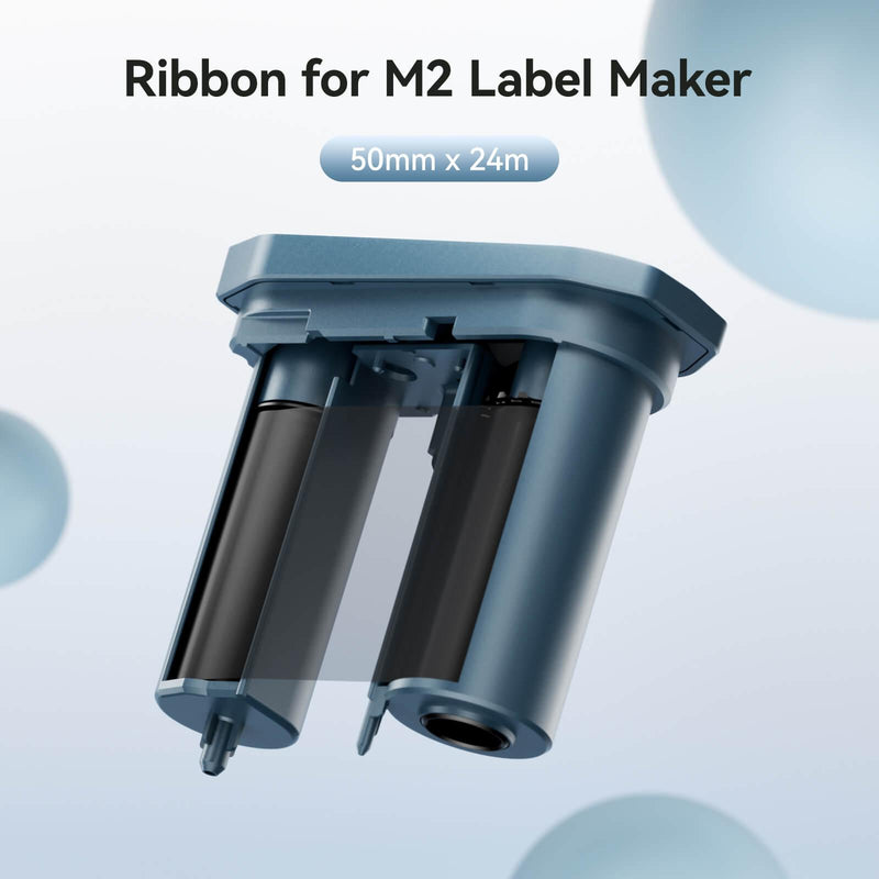 NIIMBOT M2 black ribbon 50mmx24m