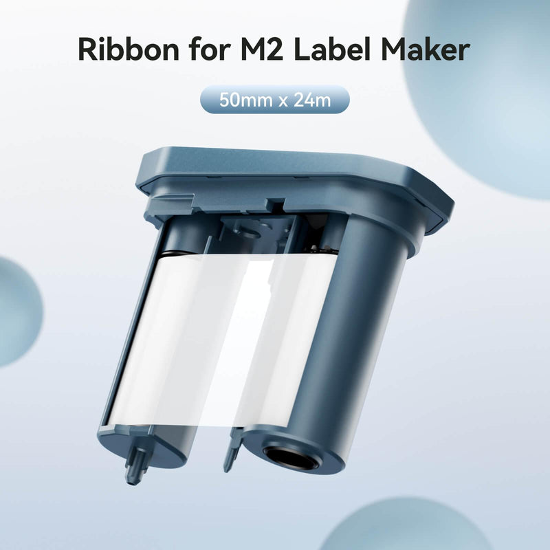 NIIMBOT M2 white ribbon 50mmx24m